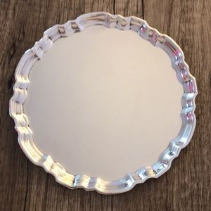 TIFFANY & CO. VINTAGE MAKERS 23336 TRINKET PLATE TRAY STERLING SILVER 6”.